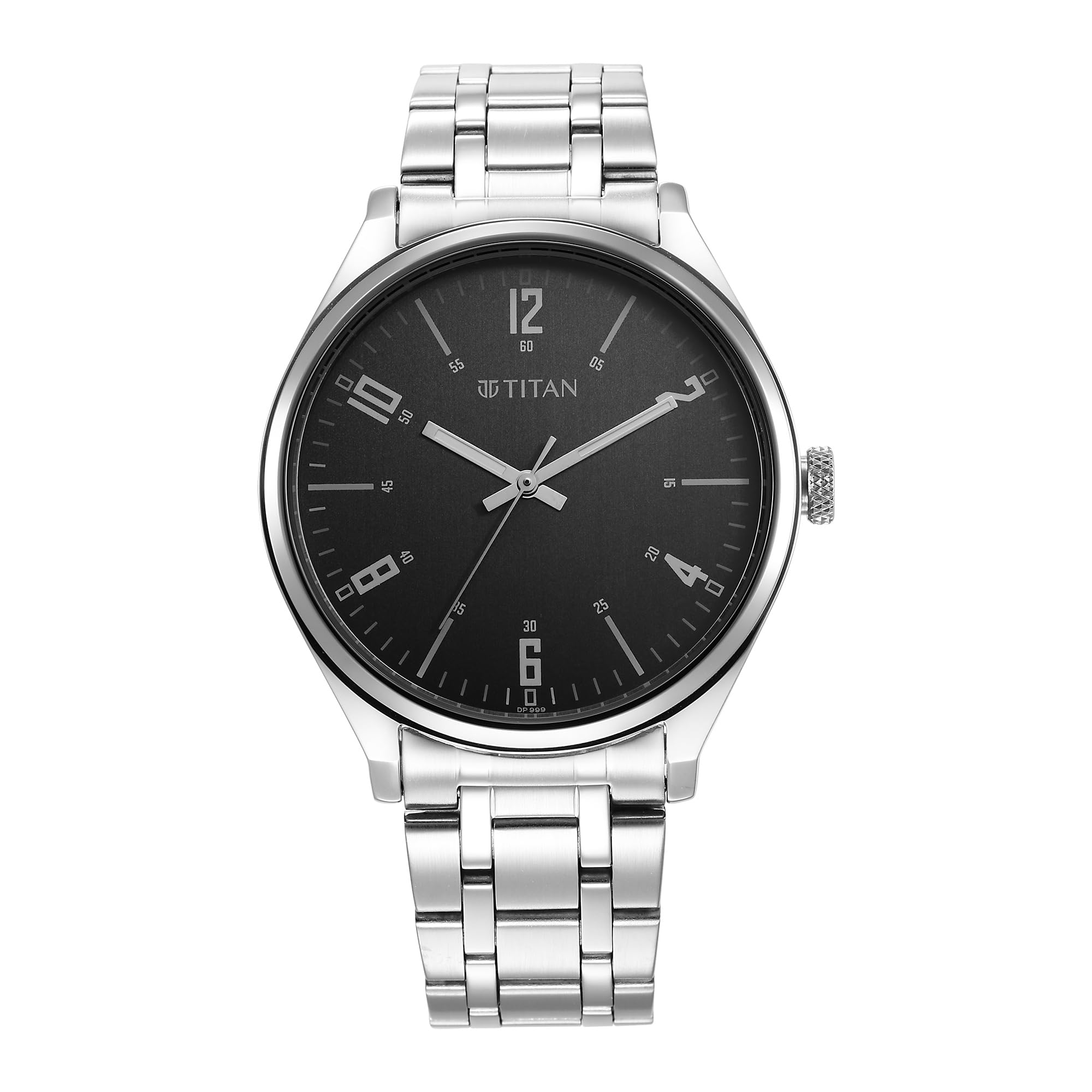 Titan Wrist with Quartz Analog Black Dial Silver Stainless Steel Strap Watch for Men - NT1802SM10-picture-28