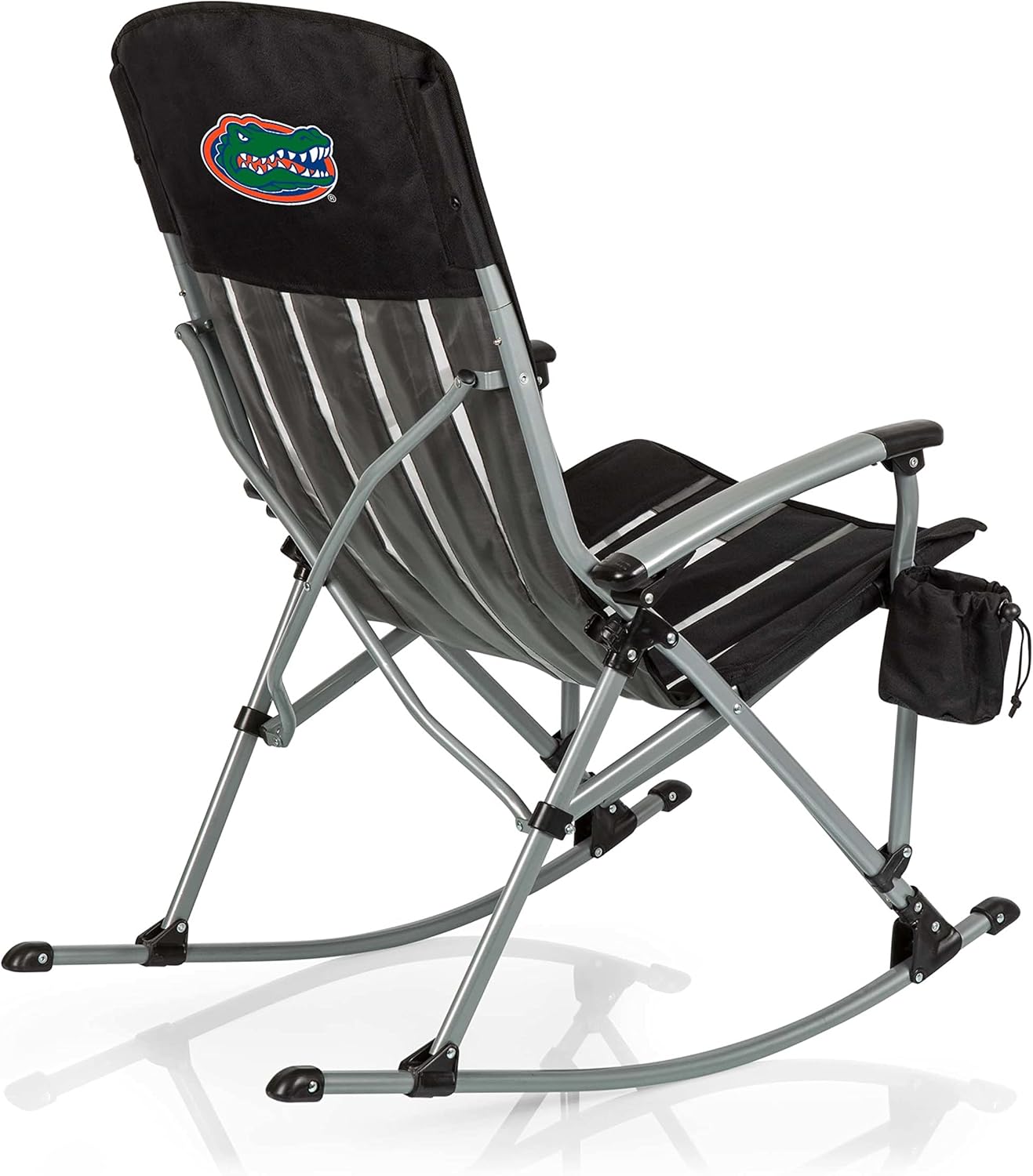 Picnic TIME NCAA Unisex-Adult NCAA Outdoor Rocking Camp Chair, XL Heavy Duty Camping Chair for Adults