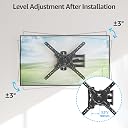 MOUNTUP Full Motion TV Wall Mount, Wall Mount TV Bracket with Swivel Tilting Extension Level Adjustment for LED LCD Flat Curved TVs Max VESA 200x200mm for Most 14-42 Inch TVs gallery image