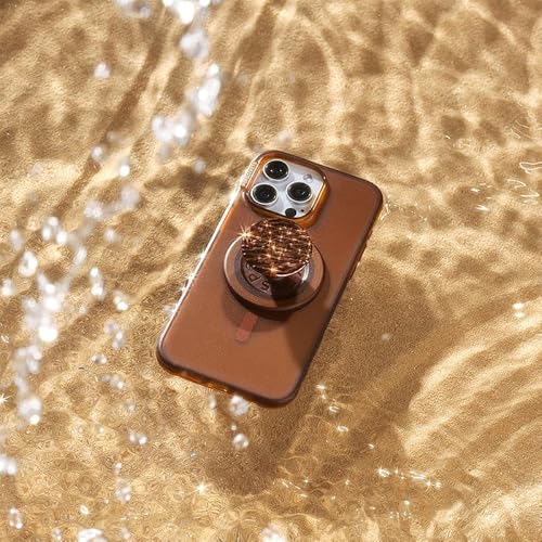 PopSockets Capa para iPhone 15 Pro Max com MagSafe, capa de telefone para iPhone 15 Pro Max, aderênc