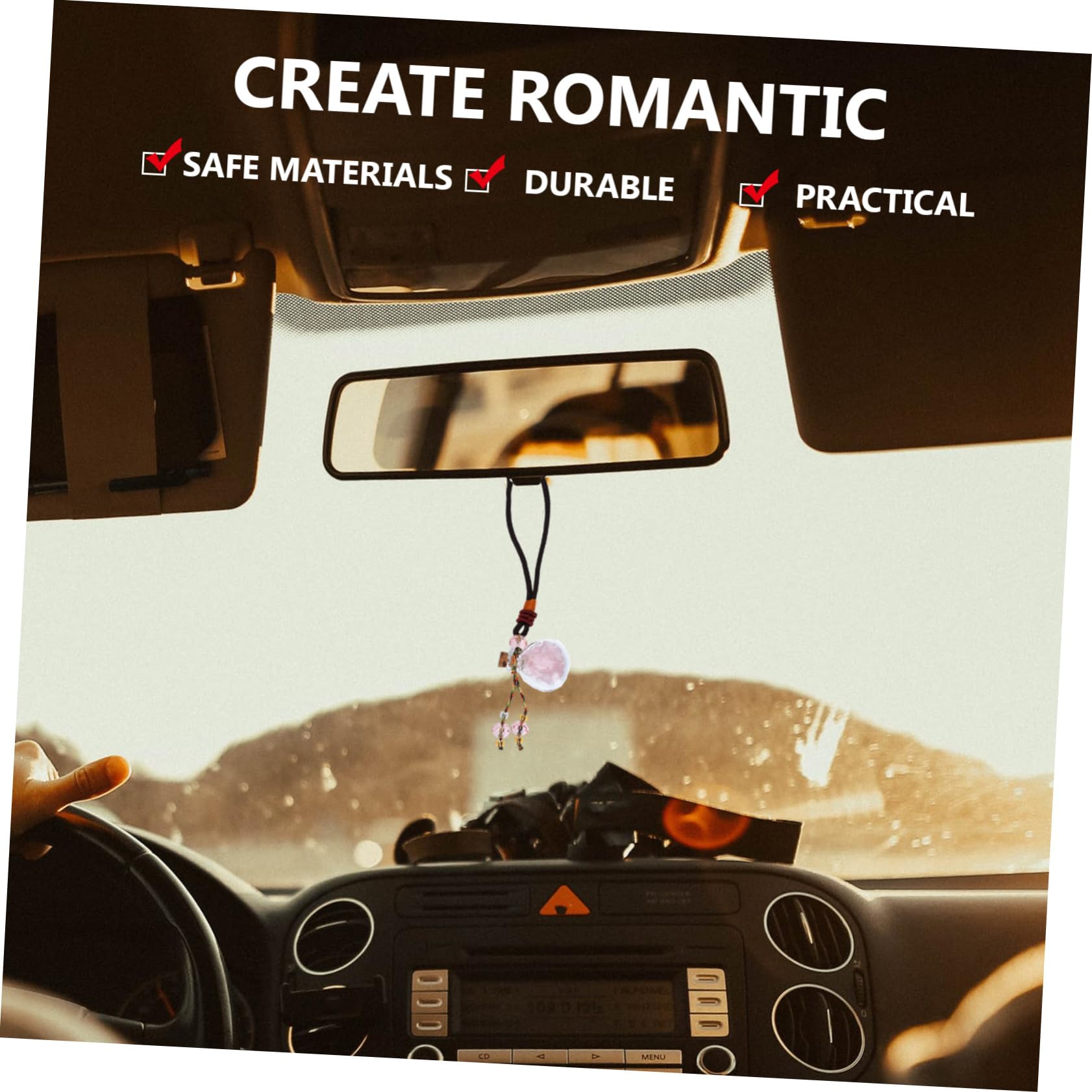 STOBAZA 5piezas Botella De Perfume De Para Colgar Difusor De Esencial Natural Colgante Decorativo Para Retrovisor Aromatizante Para Automóvil y Diseño Elegante