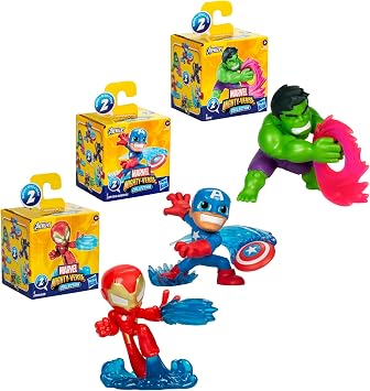 Marvel Avengers Mighty-Verse Collection Series 1 Multipack, Collectible 2.5-Inch-Scale (6 cm) Action Figure Set, Super Hero Toys, Kids Ages 4 and Up