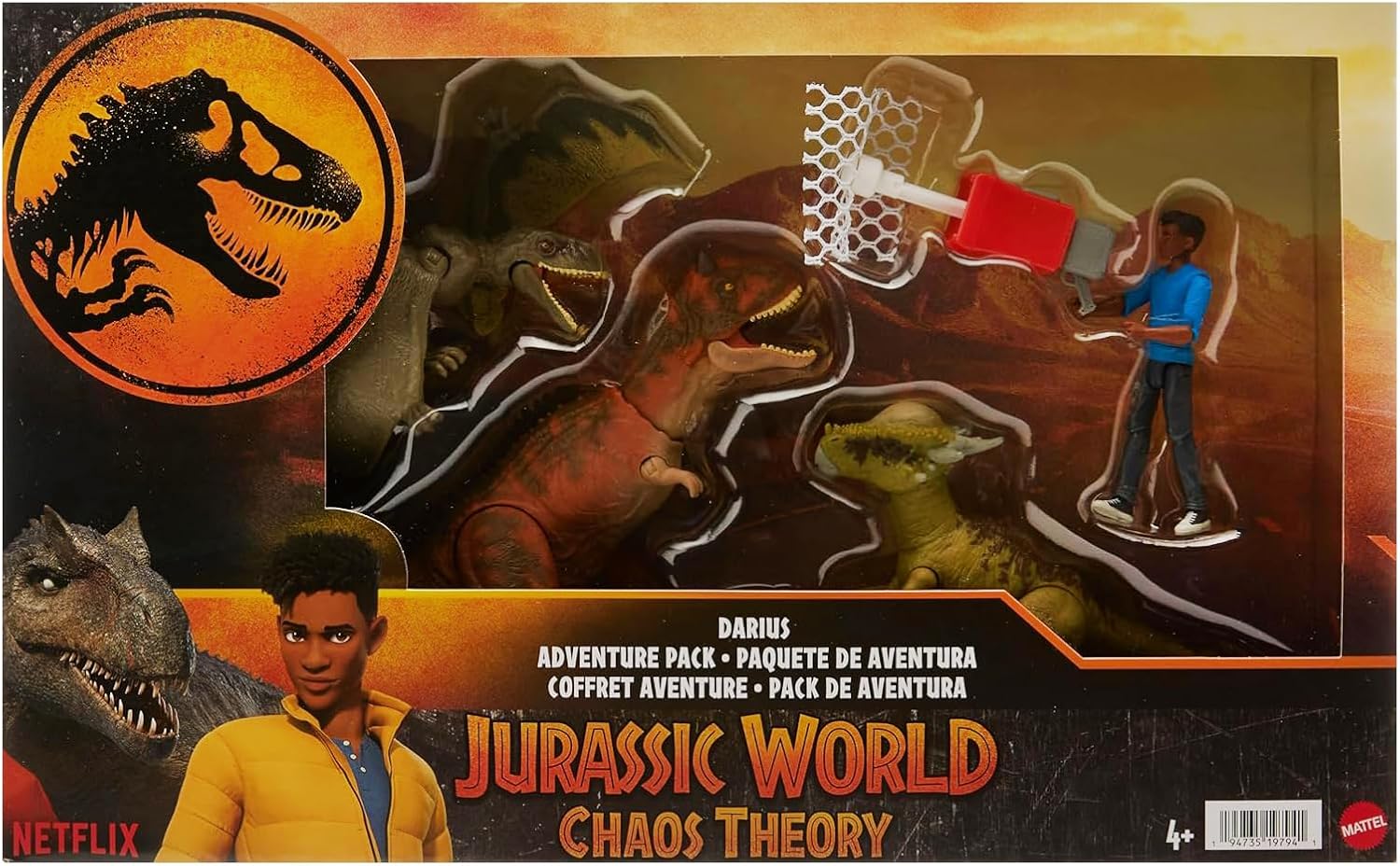 Articulated Darius Dinosaur Figurines, 3-Pack by Jurassic World