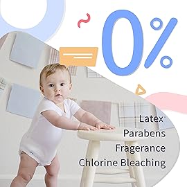 ECO BOOM Preemie Diapers, Viscose from Bamboo Diapers, Natural Soft Disposable Nappies for Infant, Size 0 Suitable for up to 7 lbs (Newborn - 34 Count)