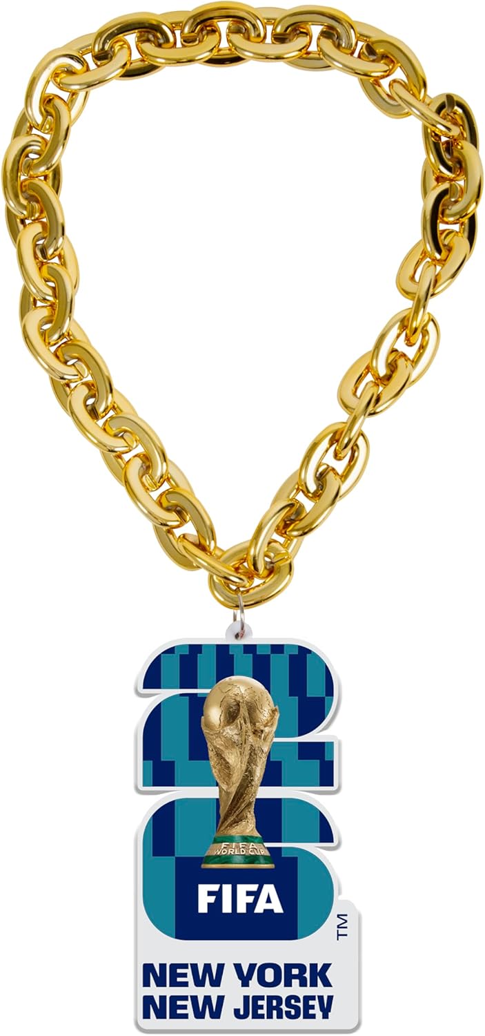 FIFA World Cup Flag 17" Fan Chain – Lightweight & Comfortable – Great For Game Day & Supprting Your Country