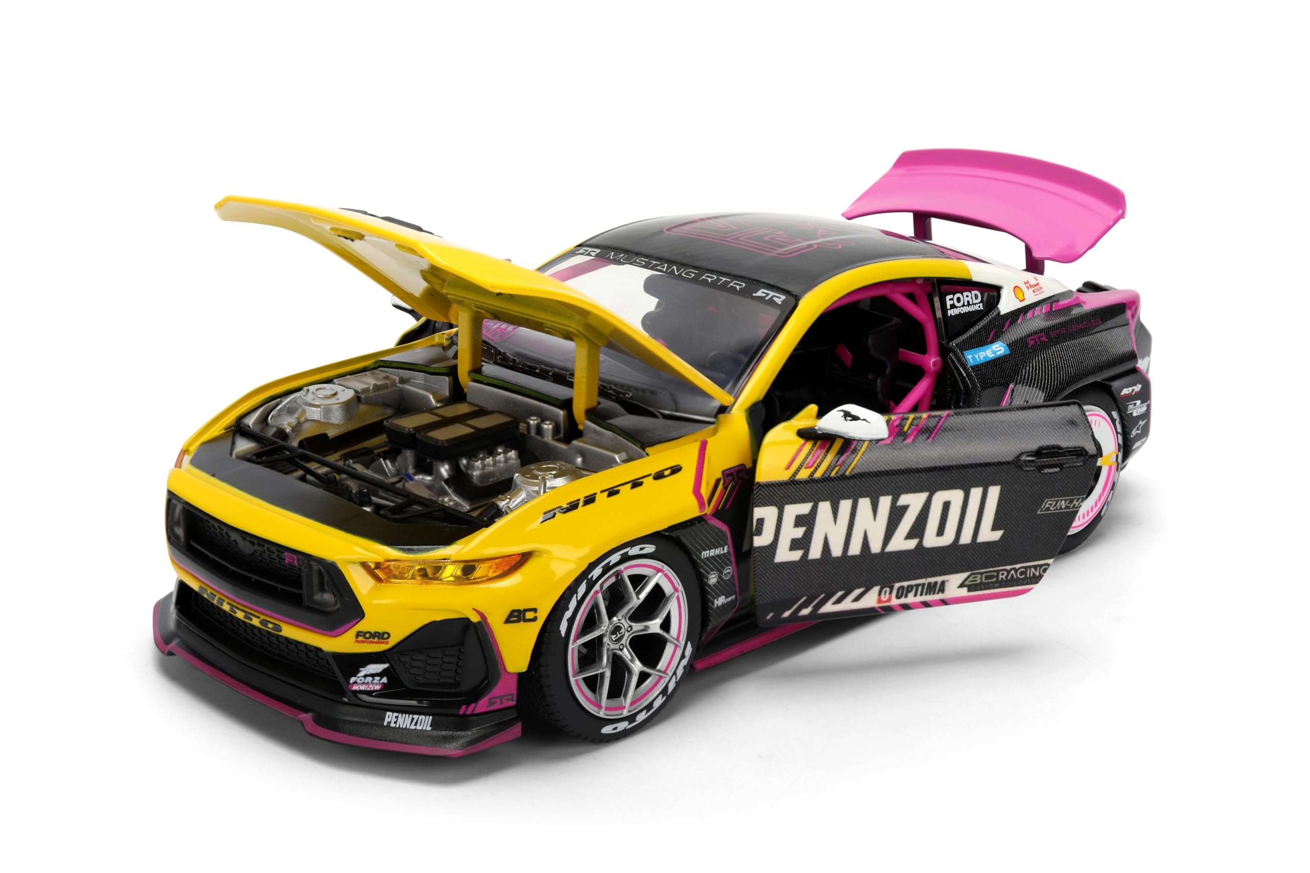 Amazon.com: Jada Toys Pennzoil 2025 Ford Mustang RTR 213 Ben