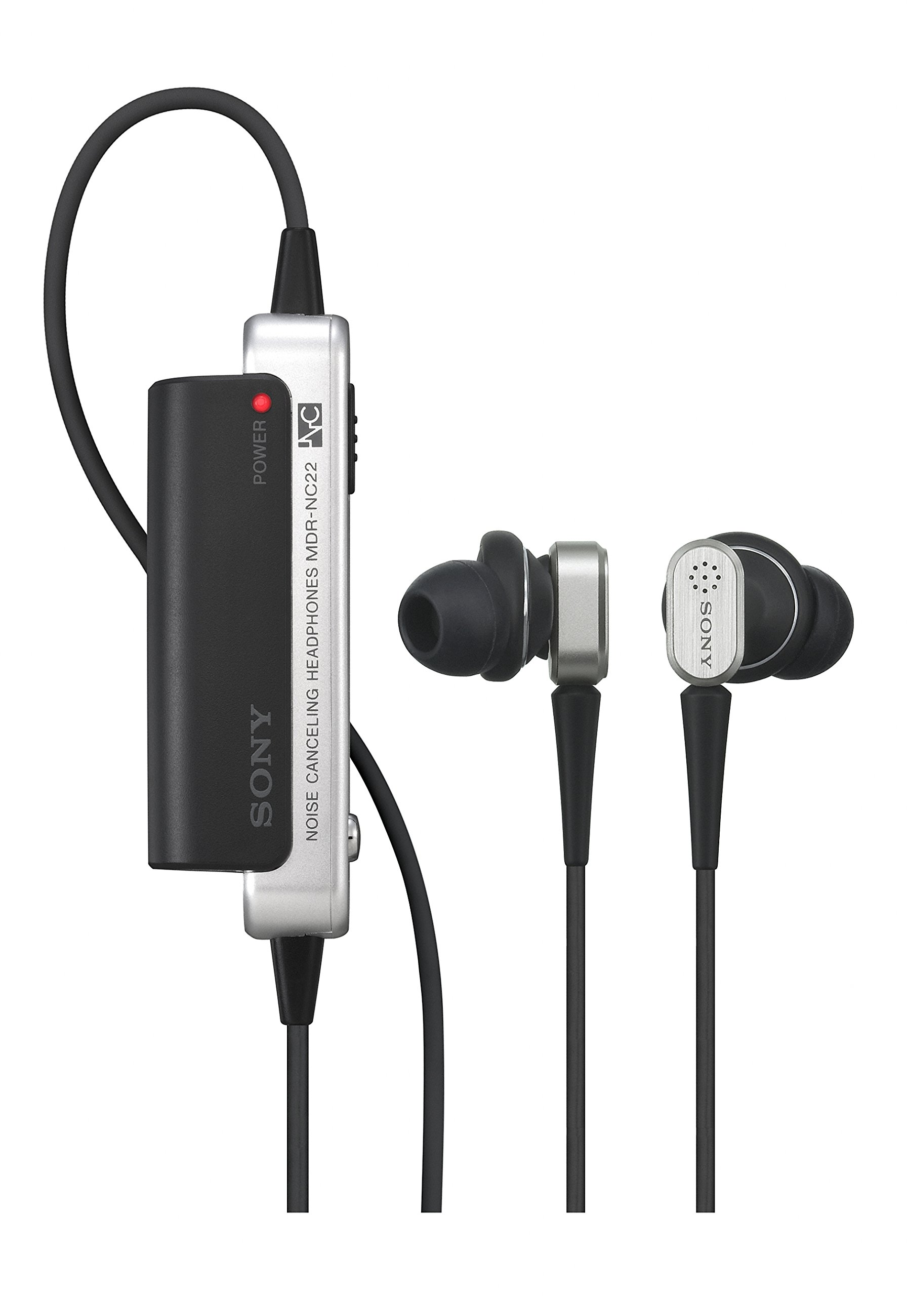 SONY MDR-NC22 ノイズキャンセリングイヤホン Amazon.com: Sony Mdrnc22/Blk Noise Canceling Headphone (Black