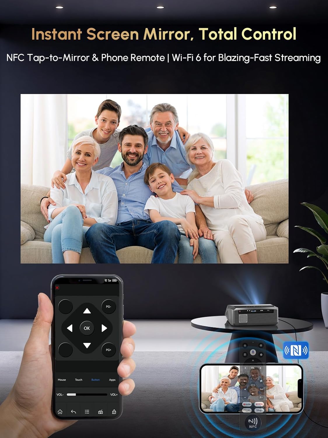 Seamless Smartphone Integration for Family Entertainment