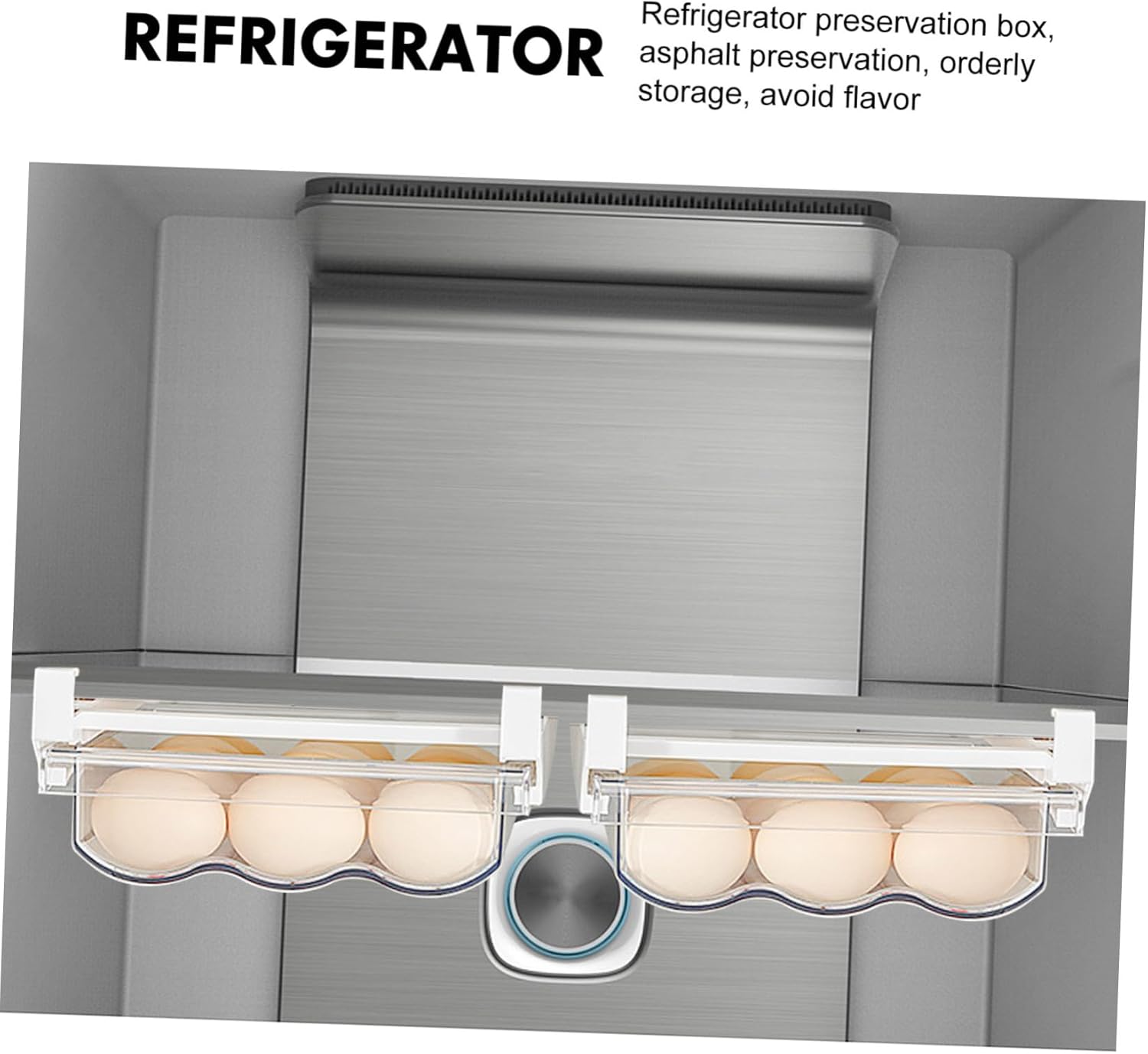 Egg Storage Container for Refrigerator Pet Egg Boxes Storage Rack Large Capacity Holder