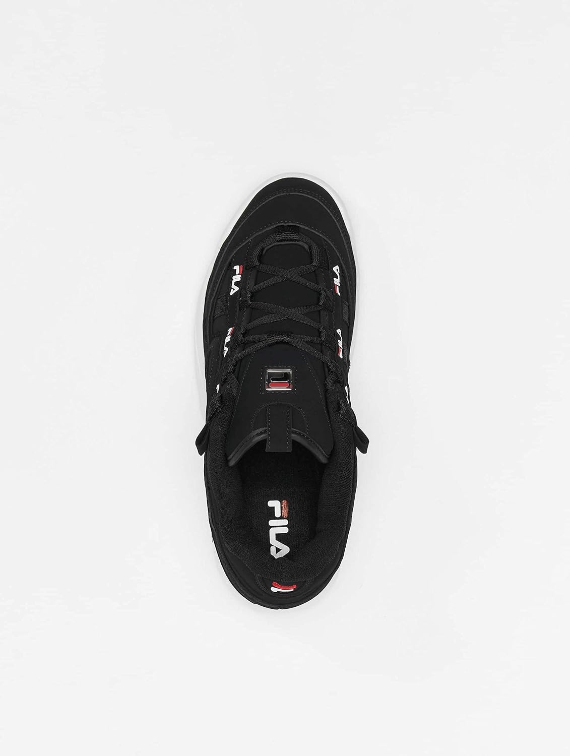 Fila Men's D-Formation Chunky Active Lace Top Round Toe Low Heel Fashion Casual Sneakers