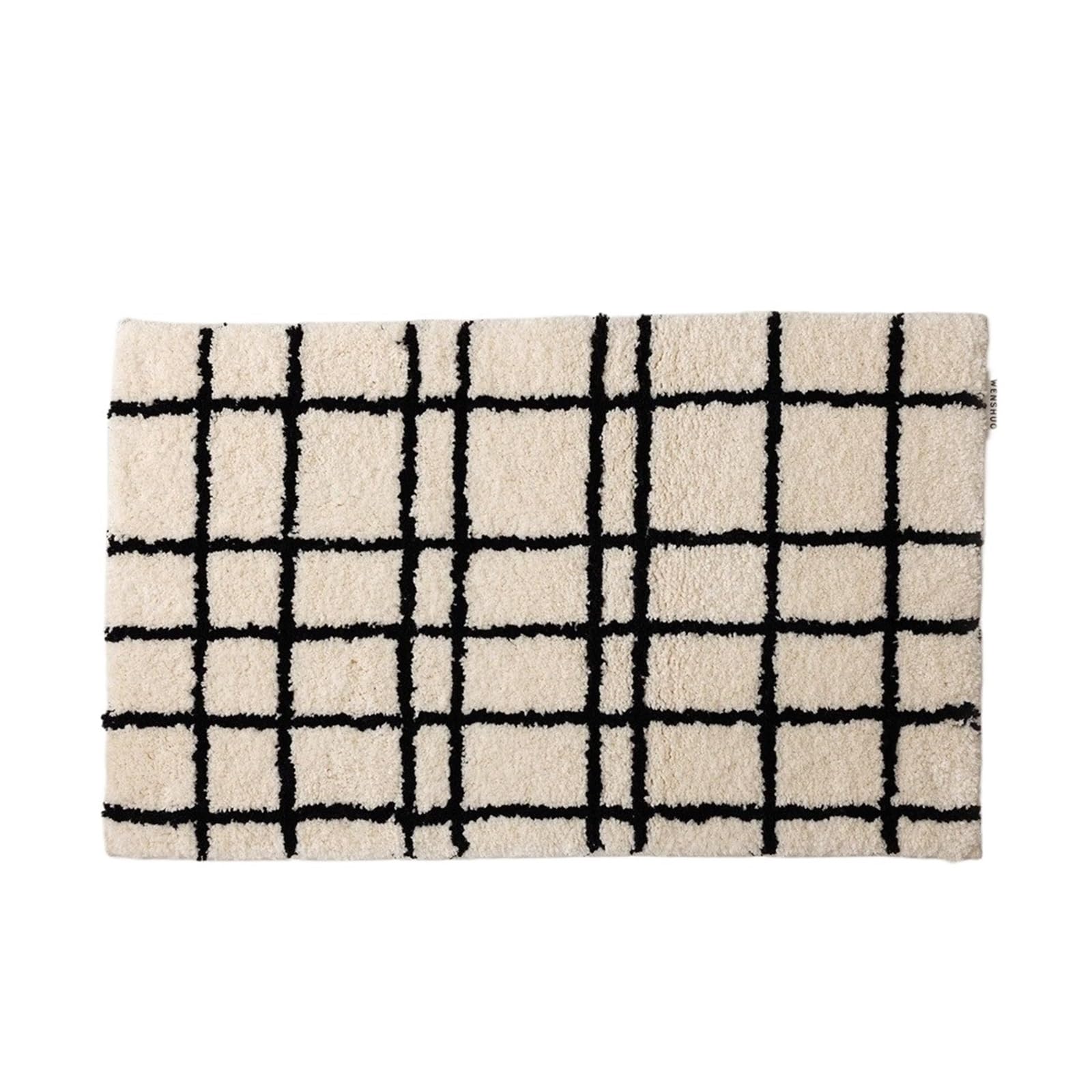 Tapis de sol antidérapant blanc pour éviter les glissades