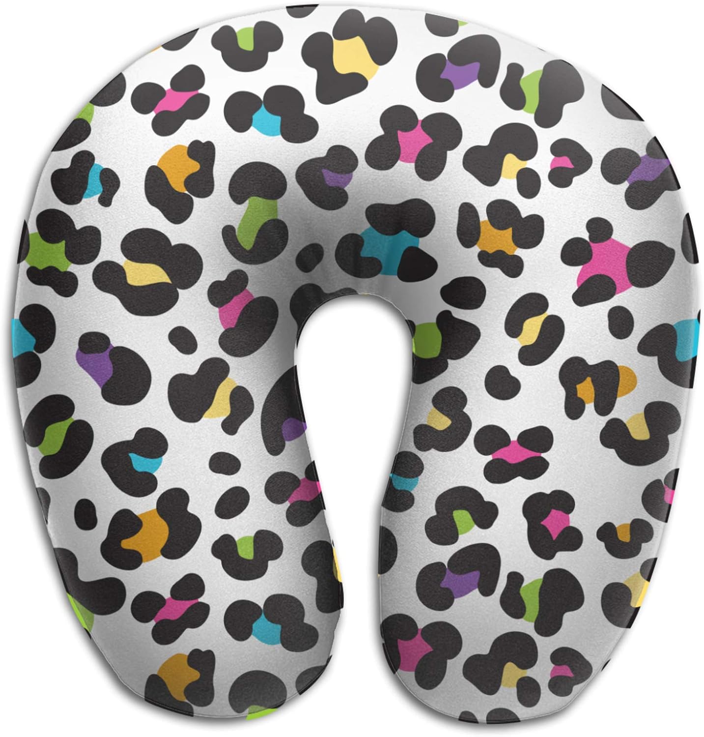leopard neck pillow