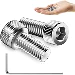 Mywish 550 Pcs M3 Kit d'assortiment pour vis et boulons, 304 Vis métriques à tête de socket en acier inoxydable, ressort & Lave-linge à serrure plate/Écrous/Échelles de sexe, DIN912 M3*6/8/12/14/16/20/25