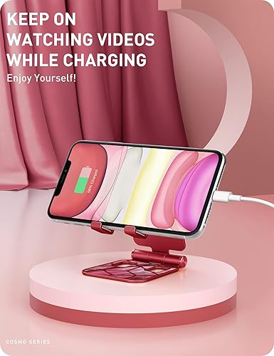 Miniatura 5 de i-Blason Soporte de teléfono celular para escritorio, soporte para teléfono celular, se adapta a todos los teléfonos inteligentes, iPhone 16, 15,