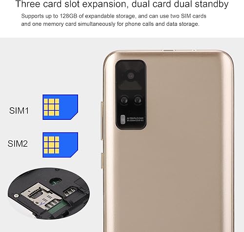 Miniatura 4 de Y53S - Teléfonos celulares desbloqueados con Android, pantalla FHD de 5.45 pulgadas, teléfono celular desbloqueado con doble SIM, 2 GB de RAM, 32 GB