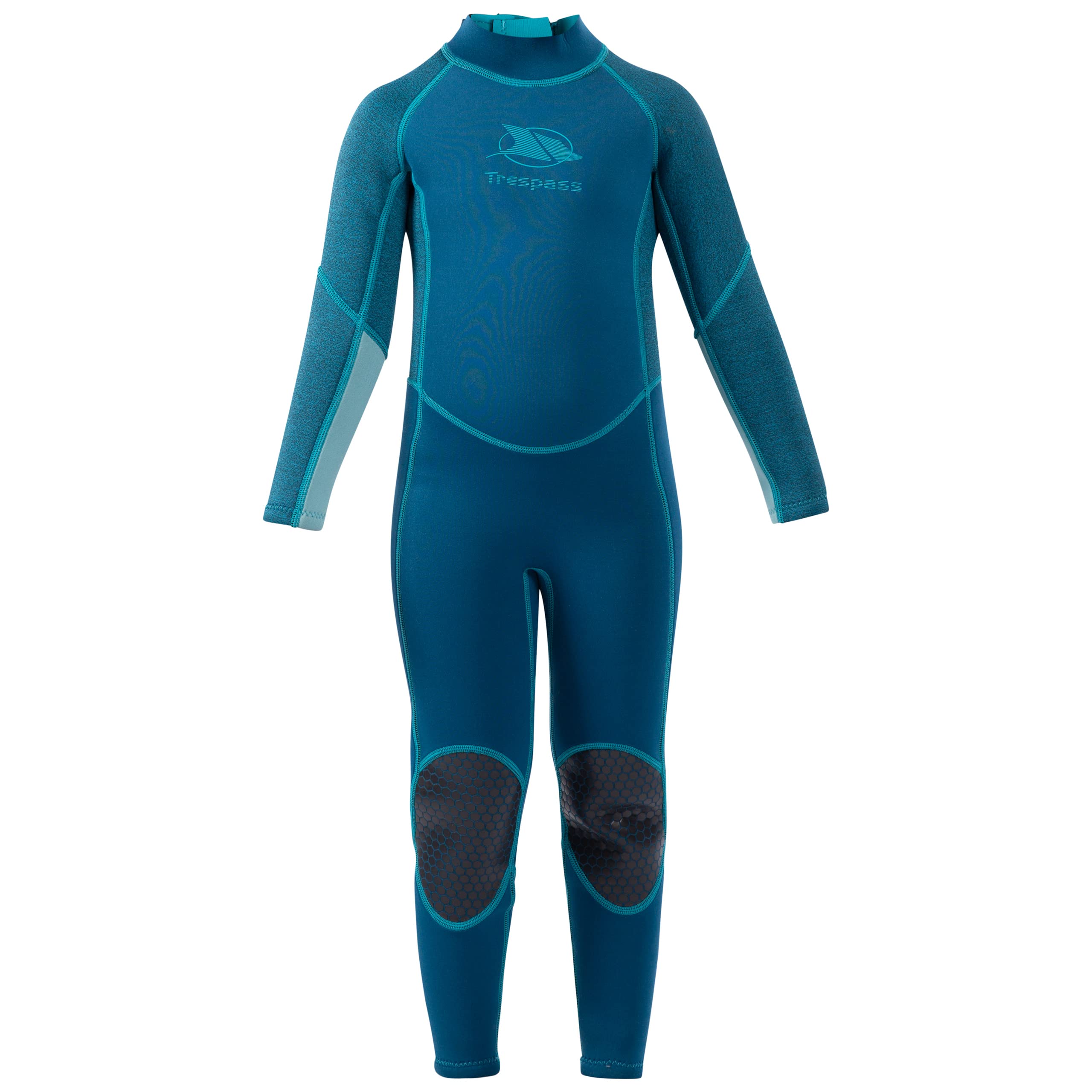 Mädchen-Neoprenanzug, 3 mm, volle Länge, ergonomische Passform, interner Schlüsselversteck hinten, Selbst-Reißverschluss, Lillian