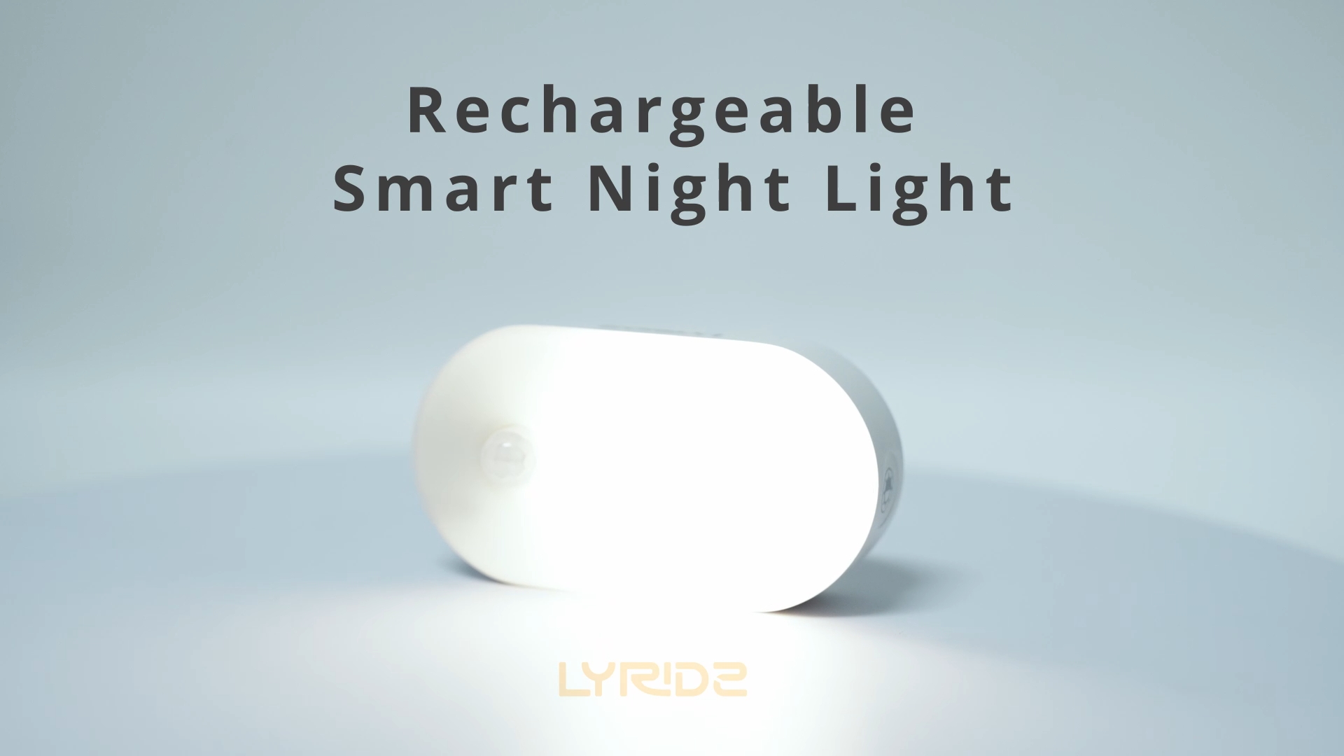 Image of Lyridz Rechargeable Motion Sensor Night Light, Cool White LED Stick-on Closet Light with Dusk to Dawn Sensor, 1-20LM Stepless Adjustable Brightness for Bedroom, Wall, Kitchen, Stairs, Hallway, 2-Pack