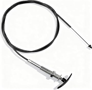 TC84 84" RV Waste Valve Control Cable, 7ft Flexible Replacement Cable fit for Valterra Bladex, Compatible with 1.5"/3" RV Black/Gray Water Tank Dump Valve, Bulkhead Installation with Foldable Handle