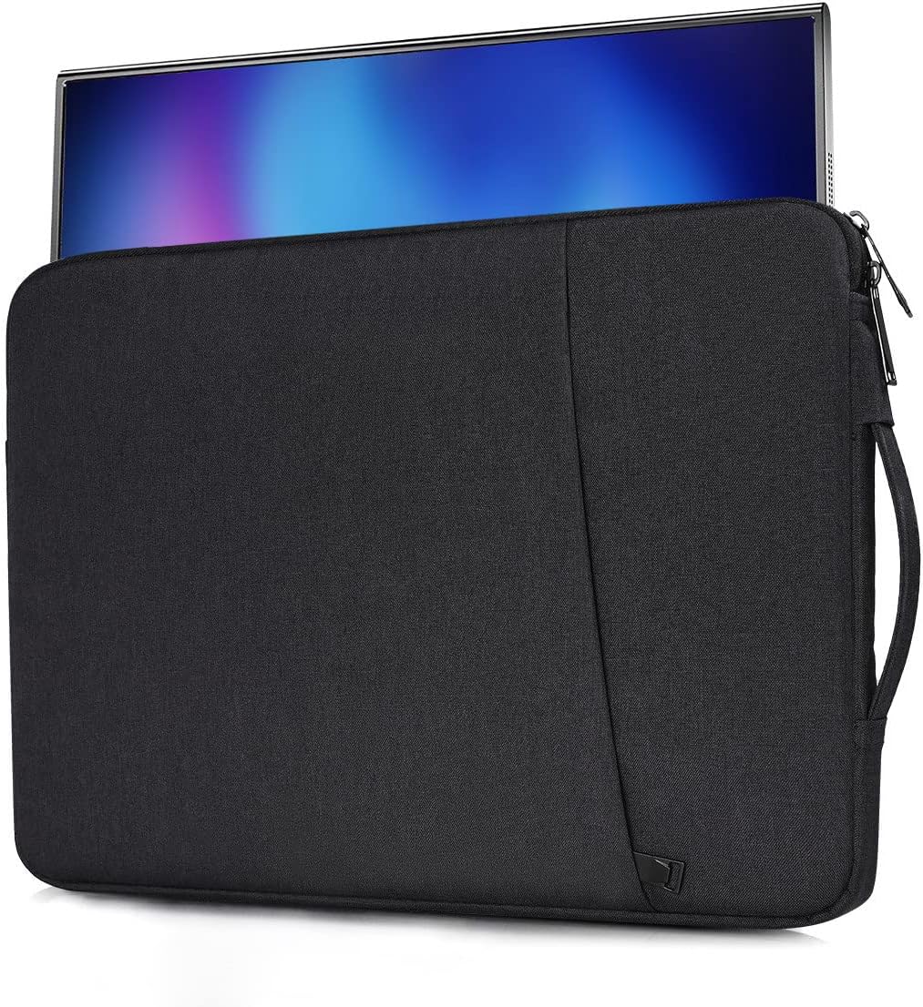 18.5 Inch Portable Monitor Case Sleeve Bag for InnoView UPERFECT Arzopa Most Large 18.5 Inch Portable Monitor Water Resistant Carrying Pouch Bag with Pocket(18.1x11.8 Inch)