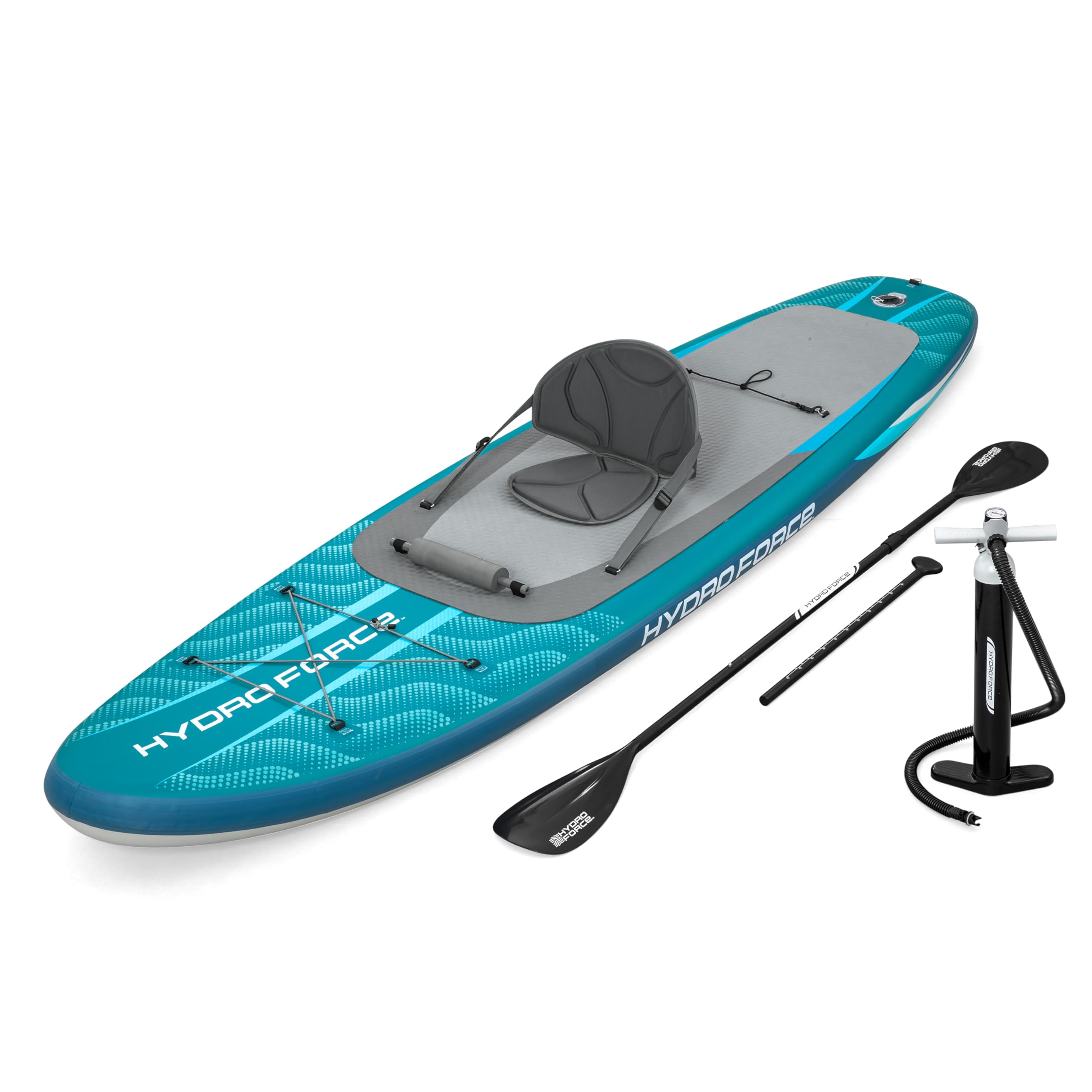 11' x 36" x 6" / 3.35 m x 91.5 cm x 15cm Aqua Drifter 11' 2-in-1 Stand-Up Paddleboard & Kayak Set