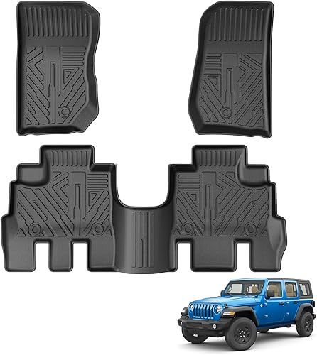 Vista 198 de Powerty Alfombras resistentes para BMW X3 2018 a 2024 y BMW X4 2019 a 2024, a medida para accesorios de X3 y X4, de elastómero termoplástico 3D