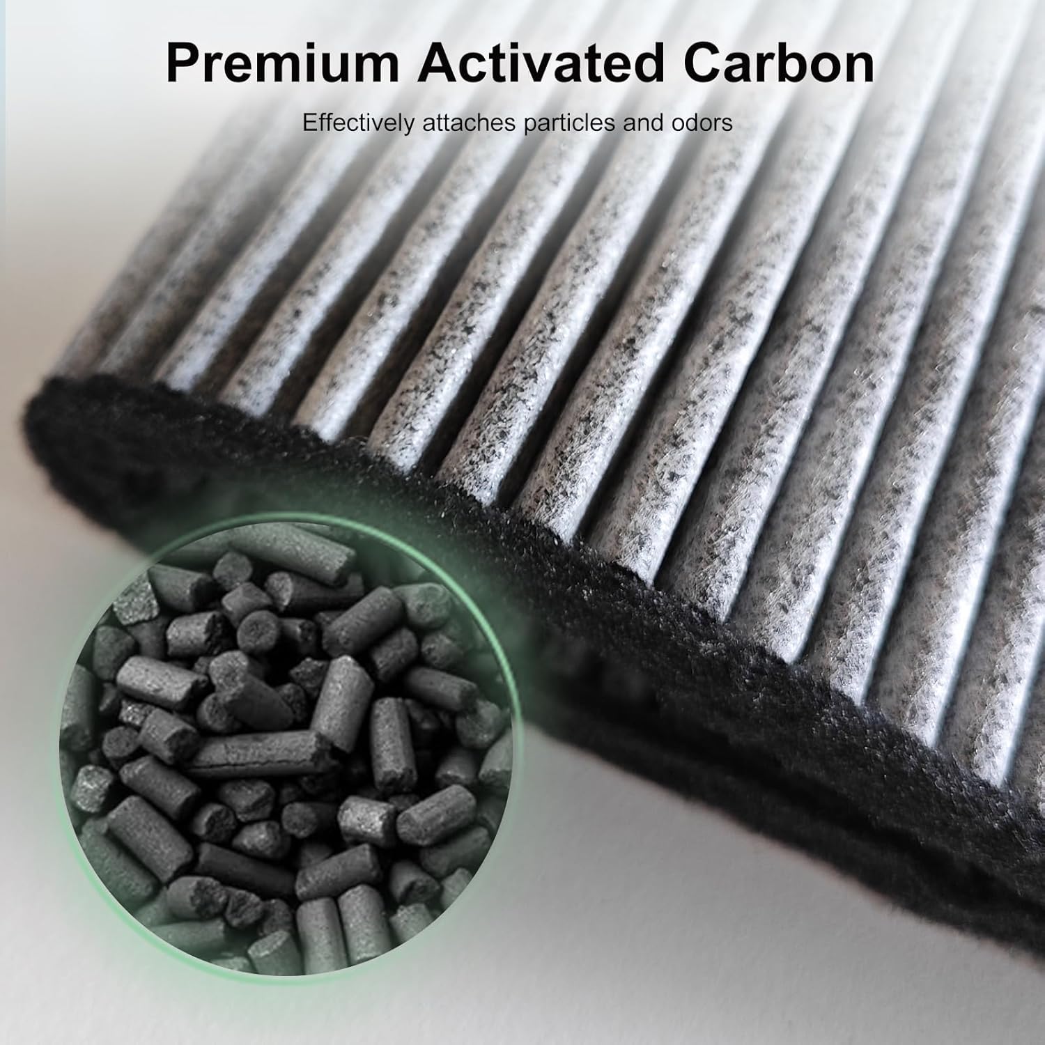 1Pack BP03 BP04 BP06 Activated Carbon Filter, Compatible with Dyson Purifier Big + Quiet, For Models BP03/BP04/BP06, High-Efficient Carbon Filter, Park# 972133-02/03