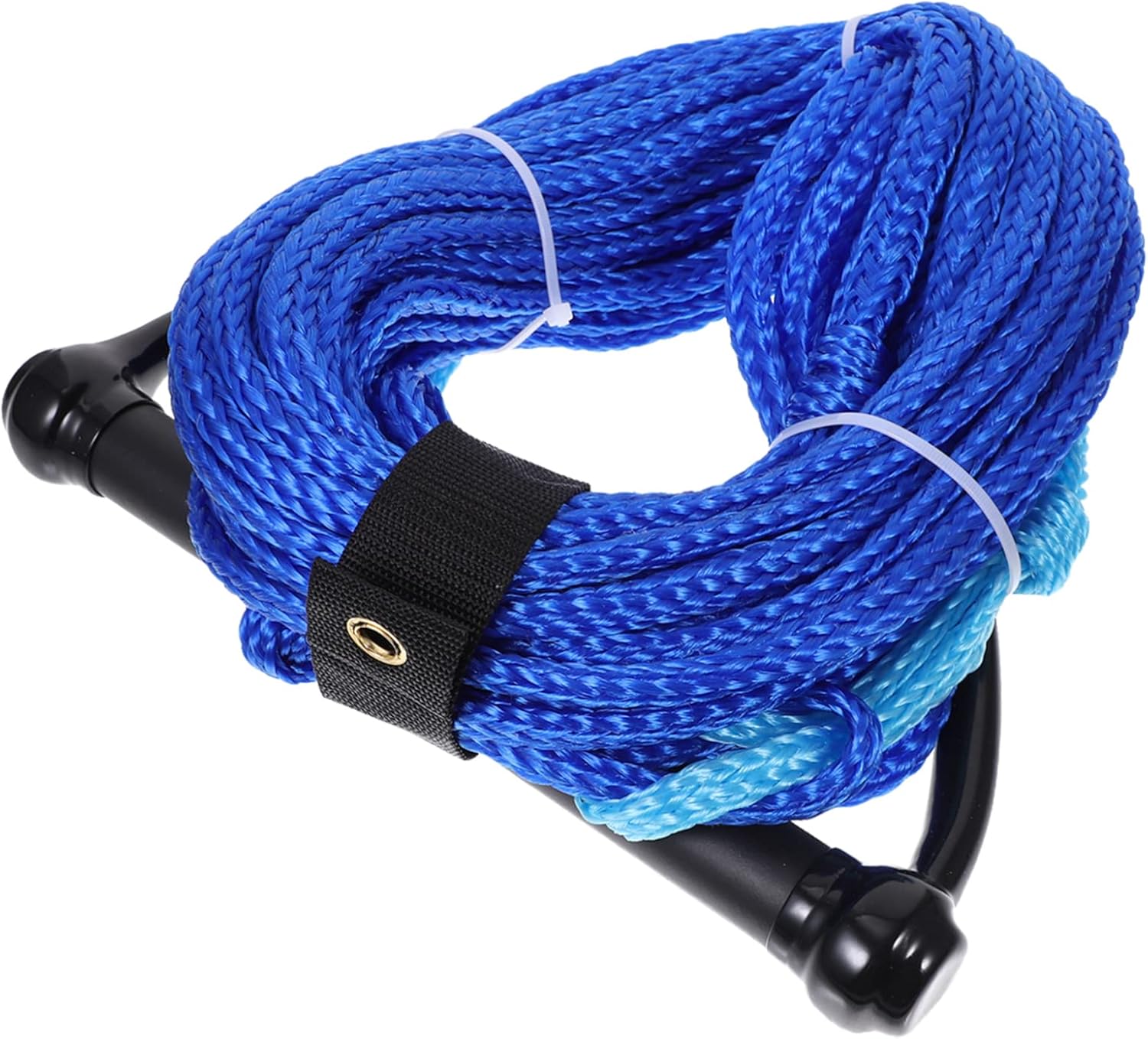 ibasenice Towable Rope Strong Grip Handle for Water Skiing and Kneeboarding and Lightweight Design Resistance Black Random Color