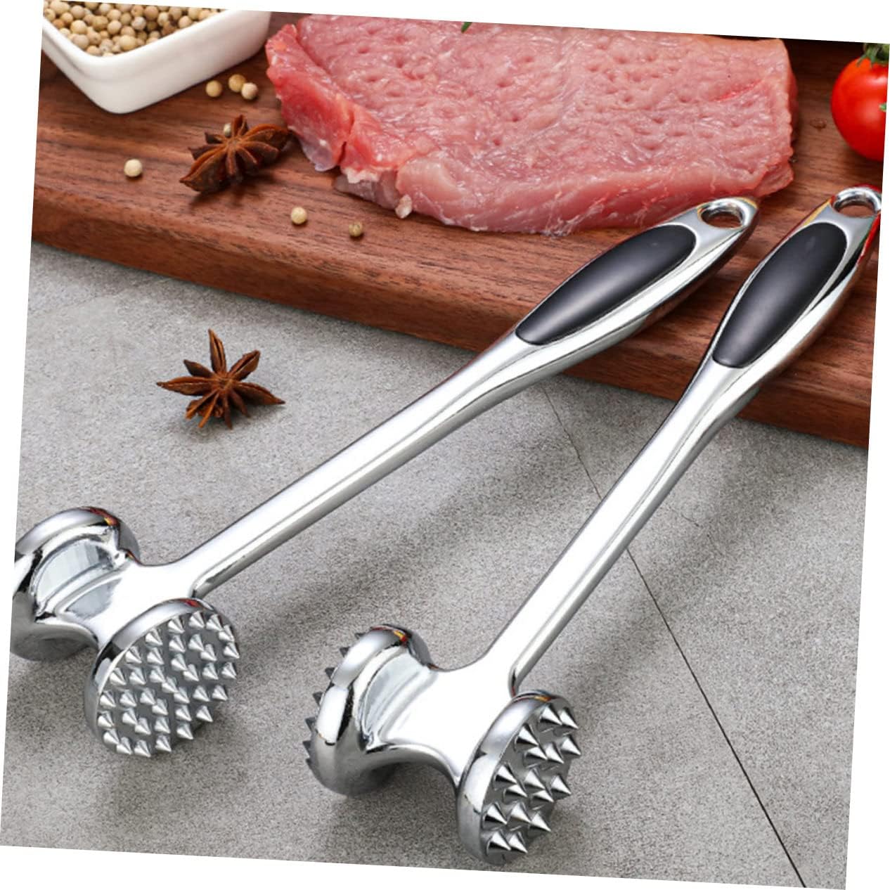 Meat Tenderizing Tool Zinc Alloy Meat Hammer Household Pork Tenderizer
