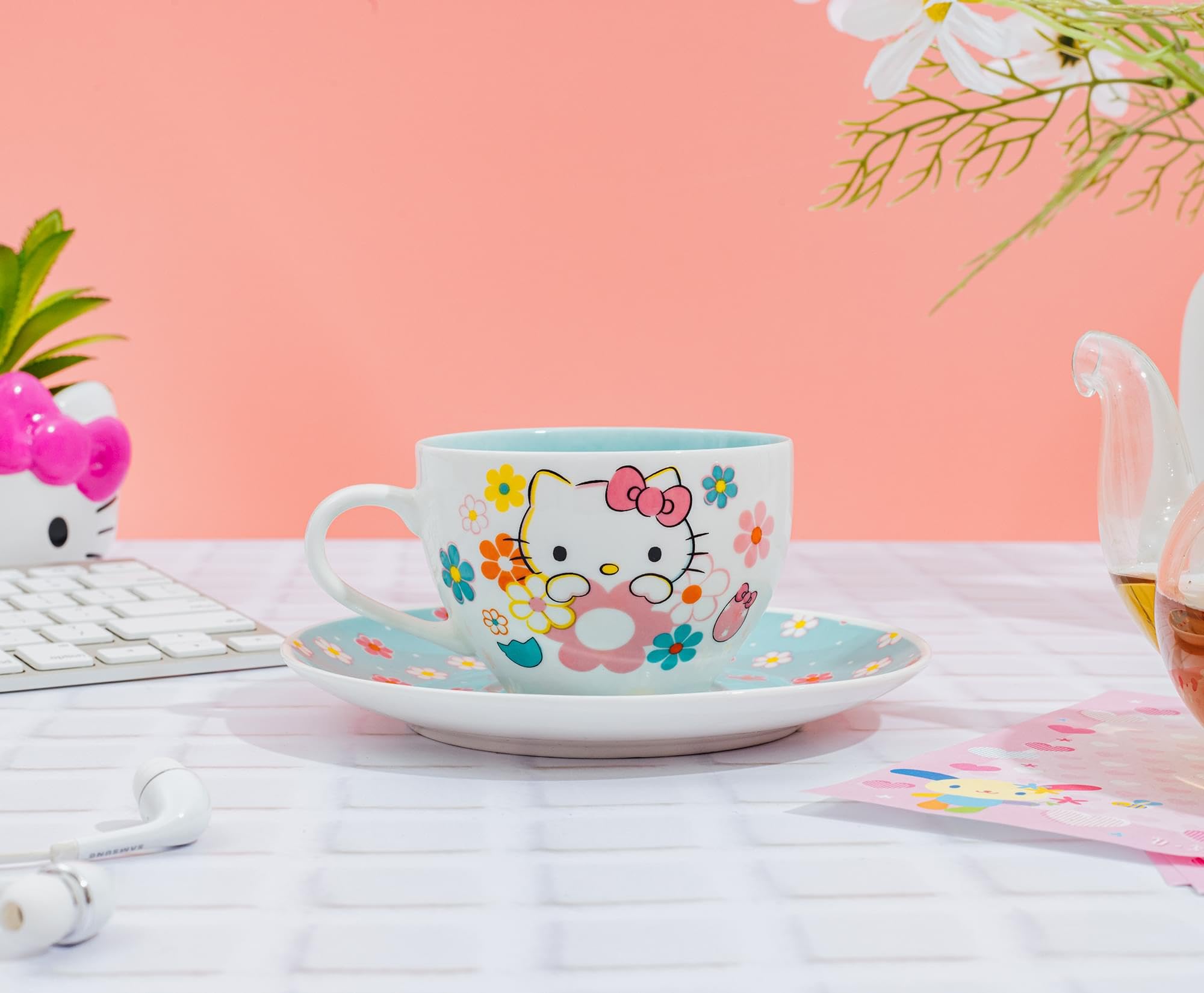 Amazon.co.jp: ハローキティ サンリオ フローラル ボーンチャイナ 