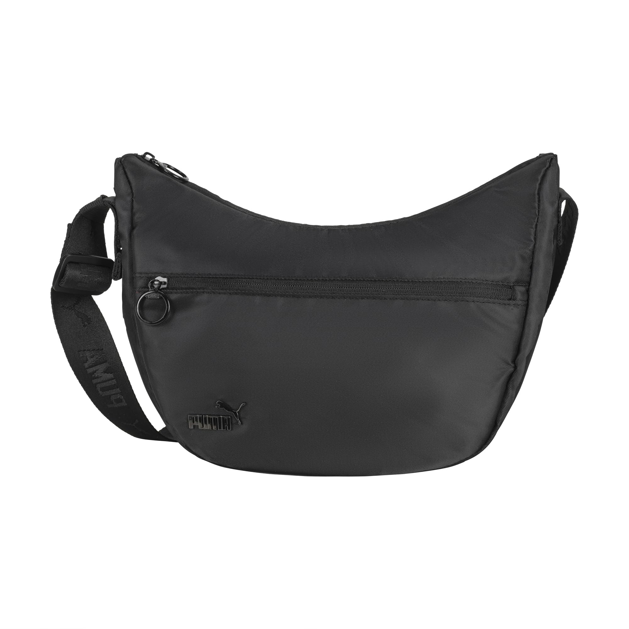 PUMA Women's All Day Crossbody Bag with Adjustable Strap & Zip Pockets, Black, One Size
