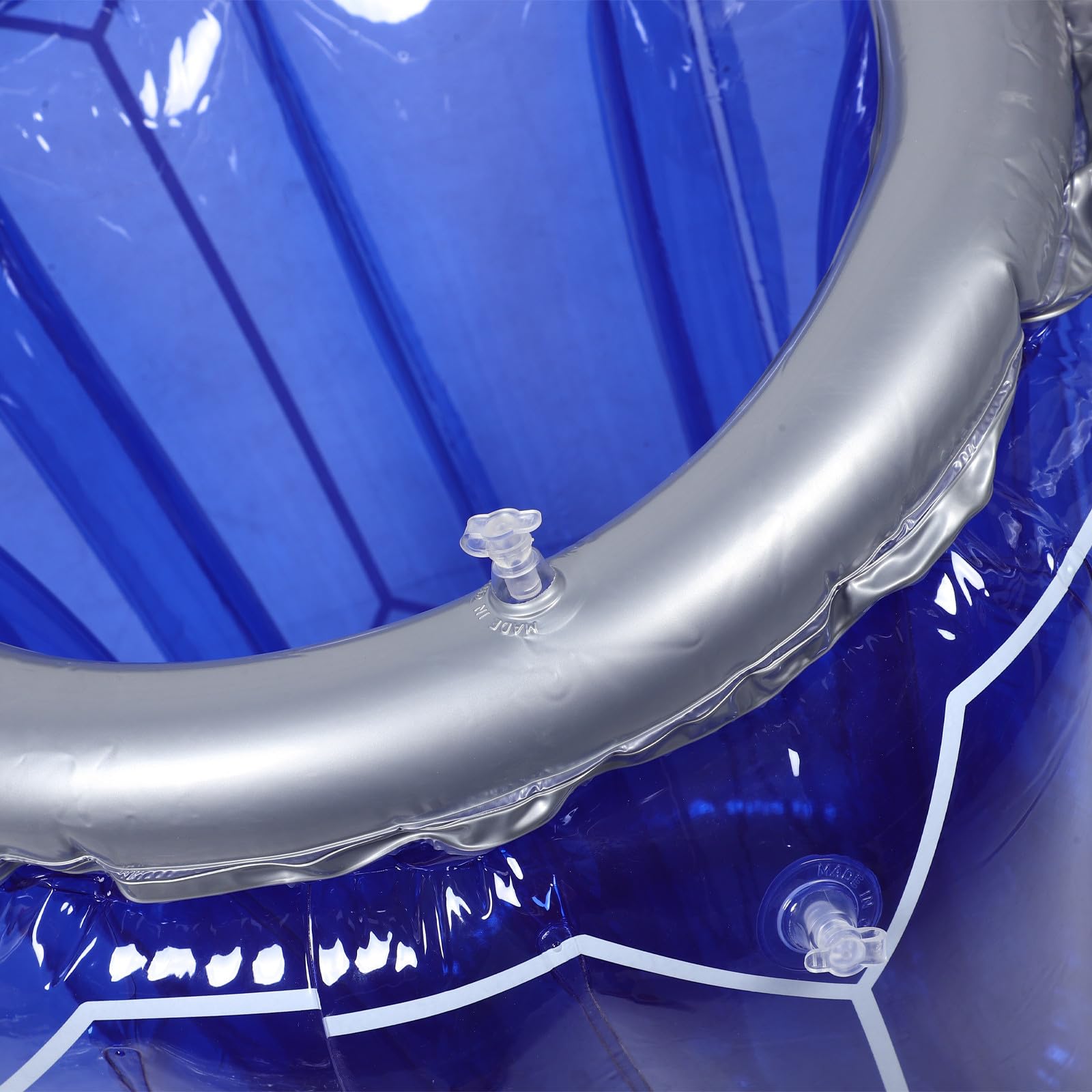 SOLUSTRE Bañera Inflable Flotante para Hielo de PVC Grueso, Gran Capacidad