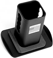 Vista 2 de Cubierta de enganche de metal en blanco (se adapta al receptor de 2 pulgadas, negro de 3 x 4 pulgadas)