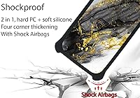 Vista 2 de Funda para Xiaomi Redmi Note 10s compatible con Xiaomi Redmi Note 10s Funda de teléfono [con protector de pantalla de vidrio templado]