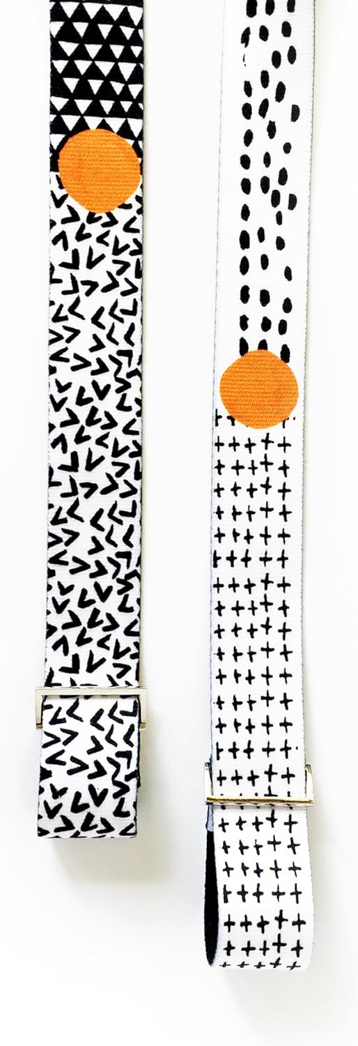 Yune Yoga Bowie Yoga Strap – 68″ 100% Cotton Stretching & Carrying Strap with Metal D-Ring – Yoga Accessory for Pilates, Flexibility & Home Practice