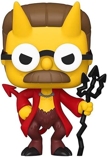 Funko Pop! Animación: Simpsons Devil Flanders - Figura decorativa, diseño de demonio, multicolor