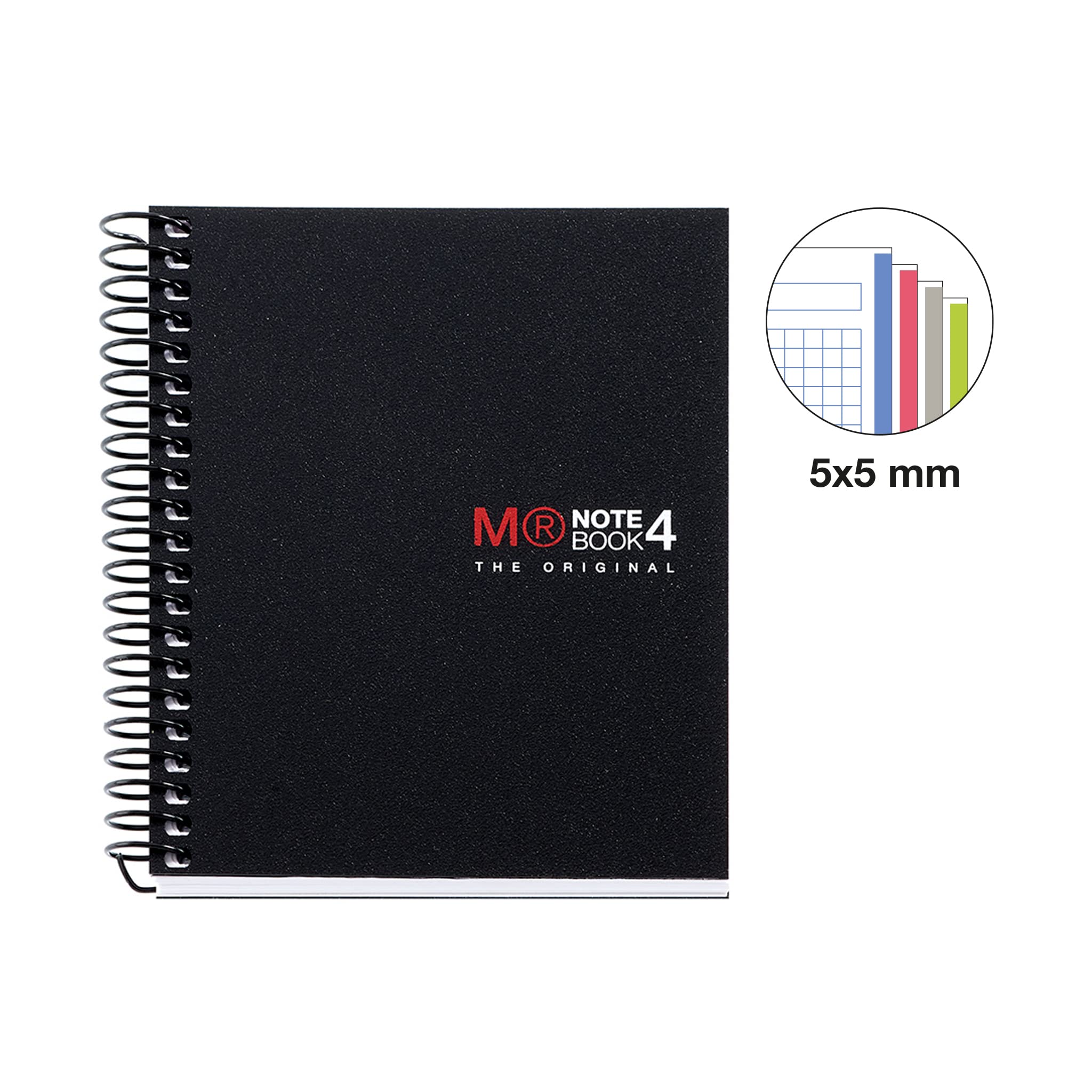 MIQUELRIUS, Microperforated Spiral Notebook, Polypropylene Cover, Size A7 74 x 105 mm, No Drills - Image 2