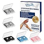 Hionfurt Motion Sickness Bands Anti Nausea Wristband for Adult and Kids Morning Sickness Relief for Pregnancy Acupressure Nausea Relief for Car, Sea, Air Sickness-5 Pairs Grey, Grey, Black, Blue, Pink