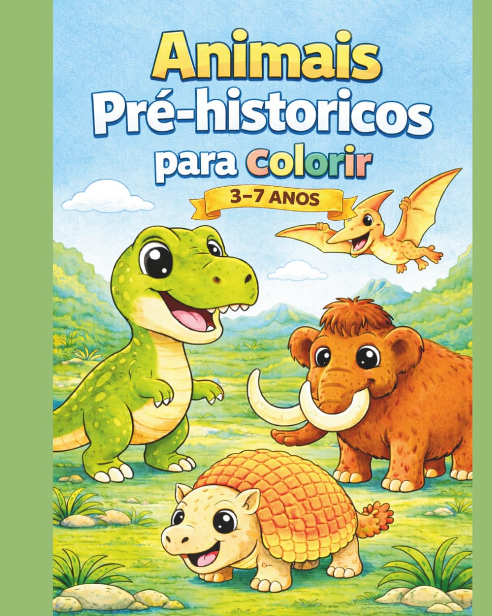 Animais Pré-históricos para Colorir