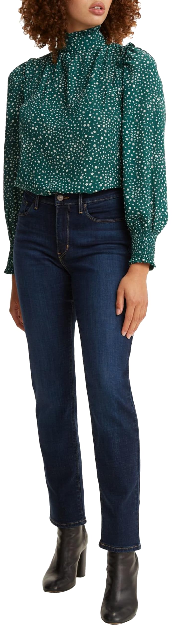 Levi's Women's Classic Straight Jeans, Cobalt Haze, 31W / 32L