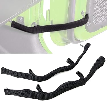 Door Limit Check Strap for Wrangler JK JKU JL Gladiator JT 2007-2020 Door Limit Strap Heavy Duty Strong Hinge for Jeep Door Limit Strap