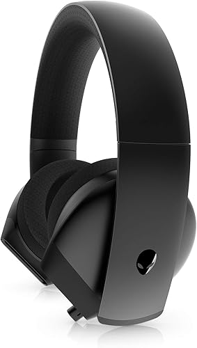 Miniatura 4 de Alienware Auriculares estéreo para juegos AW310H controladores de alta resolución de 1.969in, almohadillas de espuma viscoelástica de tela