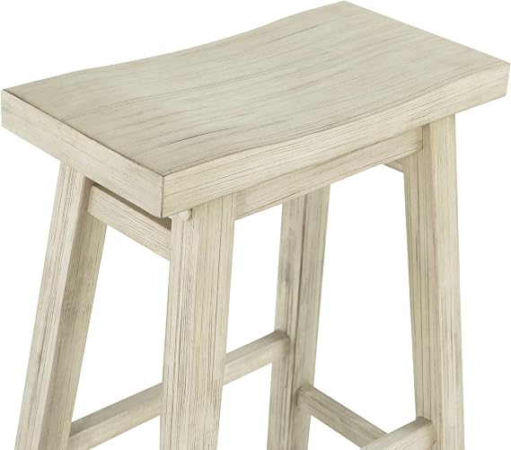 Boraam Sonoma Backless Saddle Counter Stool - Sawgrass Finish