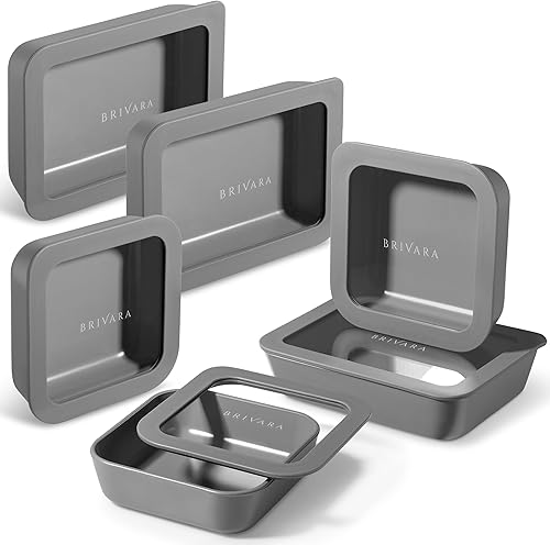 Recipiente de almacenamiento de alimentos de vidrio recubierto de cerámica  Sin PTFE, PFOA, PFAS y BPA  Recipiente reutilizable no tóxico para