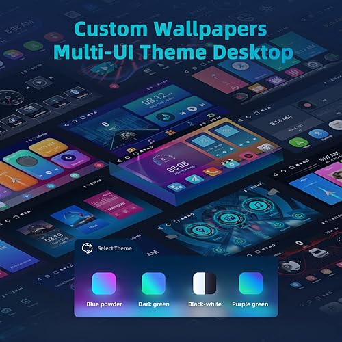 Miniatura 3 de Podofo Estéreo de auto de doble DIN de 2+32G con Apple Carplay Android Auto inalámbrico de 10.1 pulgadas, pantalla táctil y radio Android,