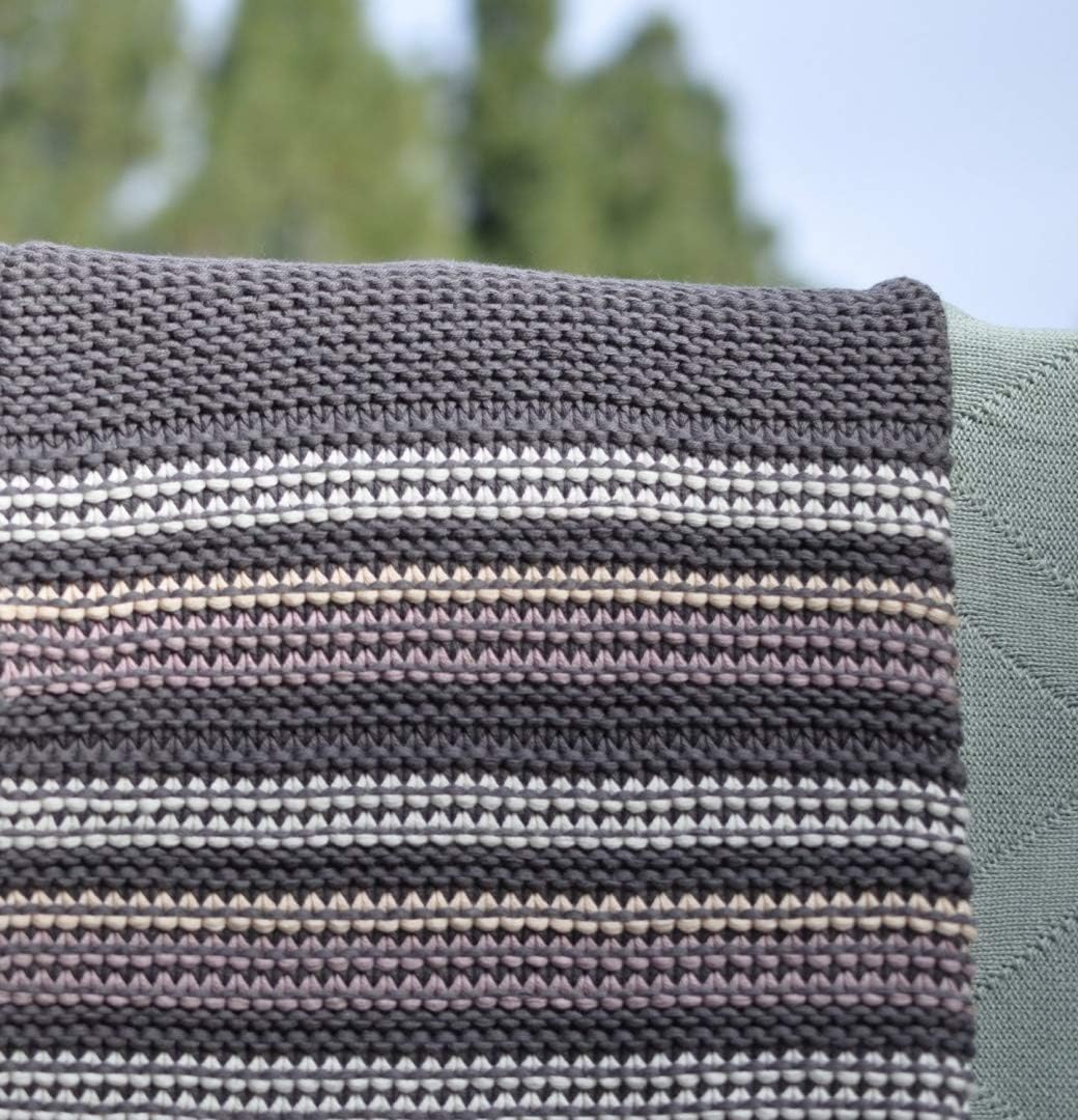 Moss Stitch Multicolor Throw Blanket - Azita Collection by Pink Lemonade - 100% Cotton
