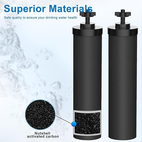 Miniatura 9 de Filtro de agua para filtros de flúor PF-2 y 4 filtros negros BB9-2  Incluye 4 filtros negros y 4 filtros de flúor compatible con filtros de agua de