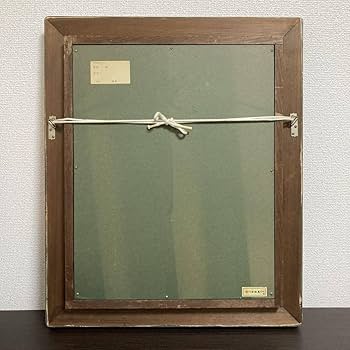 【真作保証】栗原一郎「浜辺の詩」油彩0号 直筆サイン 絵画 額装 真作保証】栗原一郎「浜辺の詩」油彩0号 直筆サイン 絵画 額装