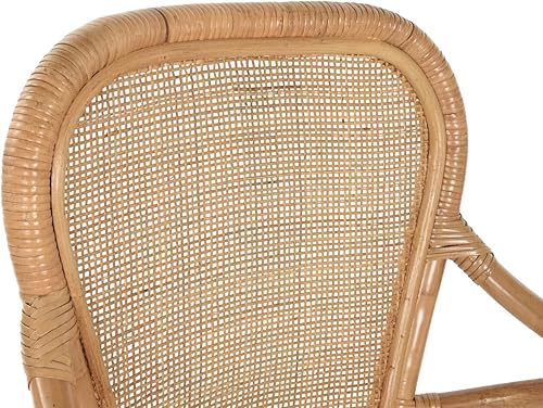 Miniatura 7 de Silla Ratán Bambú 21.7 x 24.4 x 33.9 in Natural