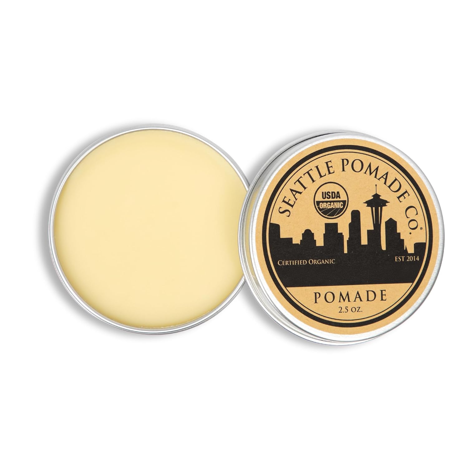 Seattle Pomade Co. USDA Certified Organic Pomade. Medium Hold & High Shine, Hair Styling Formula Non GMO, Made with organic materials from around the world. - Image 3