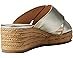 Jack Rogers Slotted Sloane Pebbled Espadrille Mid Wedge - Back View
